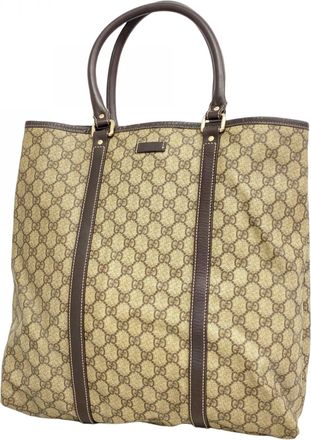 Gucci Brown Pvc Tote Bag (Pre-Owned)
