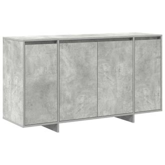 Berkfield Home Concrete Grey Sideboard Concrete grey Engineered wood