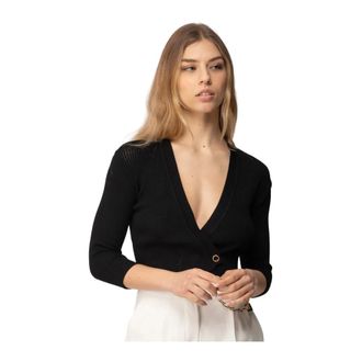 Elisabetta Franchi Maglia Tricot - Dames - Truien - Zwart - Maat: L