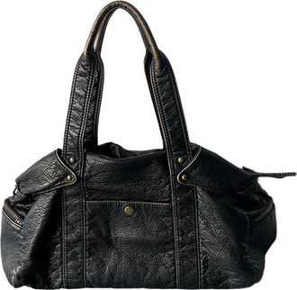 Generic Handbags For Women-Large Capacity Hobo Bag Multi-Pocket Vintage Tote Bags Fashionable Commuting Ladies Leather Purses Multi-Functional Shoulder Bags W