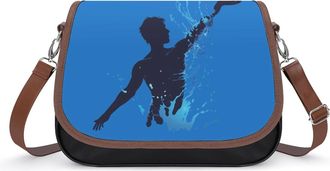 Generic Water Ball Player Crossbody Bags for Women Shoulder Messenger Bag Purse Handbags