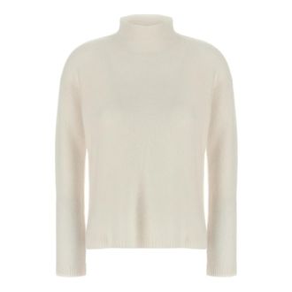 Max Mara Orlaya Sweater - Dames - Cashmere truien - Wit - L - Kasjmier - Truien & Vesten