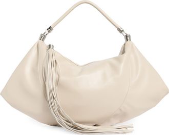 BCBGeneration Tassel Shoulder Bag in Almond at Nordstrom Rack