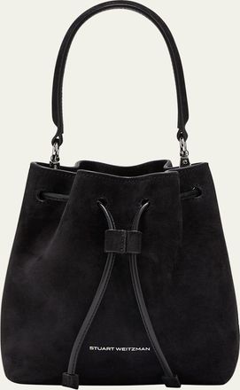 Stuart Weitzman Rae Mini Suede Bucket Bag
