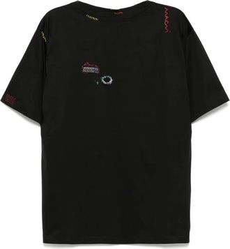 Marni T-shirt con ricamo - Nero