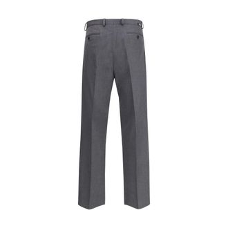 Prada Mens Gray Wool Oves Aries Dress Pants