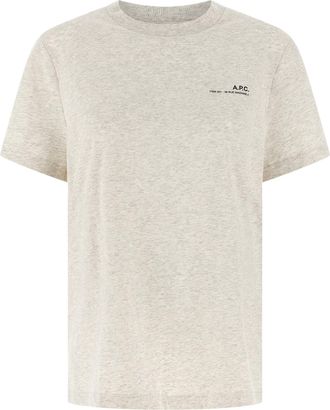 A.P.C. T-Shirt mit Logo-Print