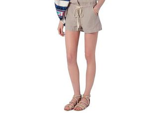 Enza Costa Cargo Romper In Gray