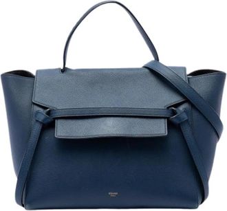 Celine Pre-owned Belt Bag - Dames - Vintage Handtas - Blauw - ONE Size - Leer - Vintage