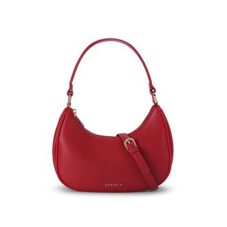 Carvela Womens Scoop Shoulder Bag - Red - One Size