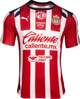 Puma Puma Mens Chivas Replica 25-26 Jersey, Red, Medium