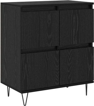 vidaXL Sideboard Black 60 x 35 x 70 cm Engineered wood Vidaxl