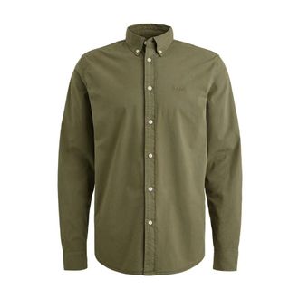 PME Legend Klassiek overhemd lange mouw - Heren - Overhemden - Groen - Maat: L