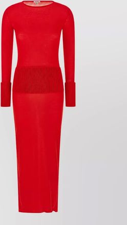 Alaia wool bodycon knitted dress