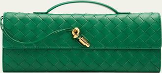 Bottega Veneta Long Andiamo Clutch Bag with Handle
