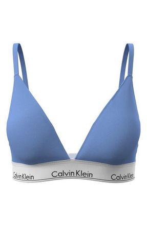 Calvin Klein Lightly Lined Racerback Bralette in Speakeasy at Nordstrom, Size X-Small