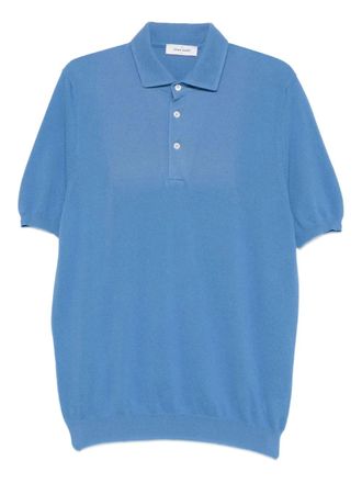 Gran Sasso short-sleeve polo shirt - Blue