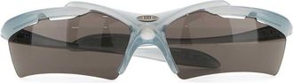 Balenciaga Womens Turbo Sunglasses Blue Acetate