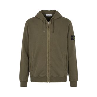 Stone Island Zip-throughs - Heren - Vesten met rits - Groen - L - Hoodies & sweatvesten