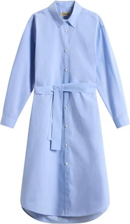 Woolrich Chemisier con cintura - Blu