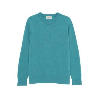 ATOMOFACTORY Atomofactory - Girocollo Gebreide Trui - Heren - Truien - Blauw - Maat: L