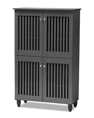 Design Studios Fernanda 4-Door Shoe Storage Cabinet