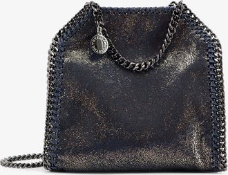 Stella McCartney Borsa a tracolla Falabella Tiny in Shiny Shaggy Deer - STELLA MCCARTNEY - gender_Woman