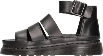 Dr. Martens Clarissa leren sandalen - Dames - Sandalen - Zwart - 38 EU - Leer - Schoenen