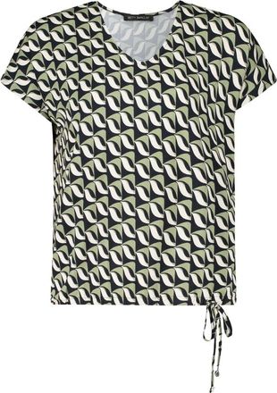 Betty Barclay Tops, Dames, Blauw, S, V-hals Print T-shirt