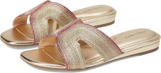 Easy Spirit Calera Womens Sandals Pink/Gold/Silver : 8.5 W (D), Rubber/Synthetic