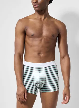 Le 31 Mens 3 nautical stripe trunk TENCEL TM modal organic cotton