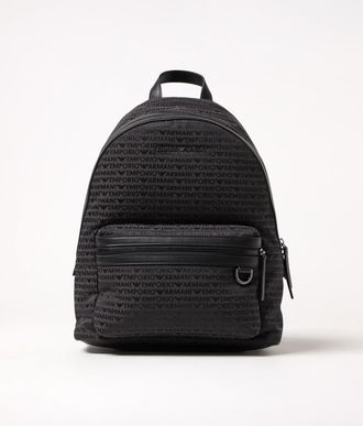 Emporio Armani Zaino Emporio Armani in nylon con logo jacquard
