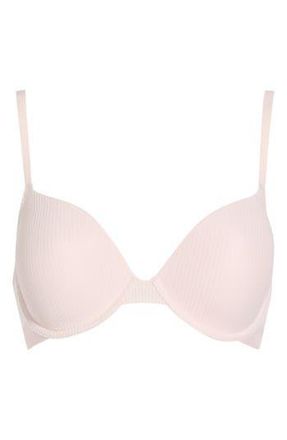Calvin Klein Sensual Sheer Lightly Lined Demi Bra in Nymphs Thigh at Nordstrom Rack, Size 34C