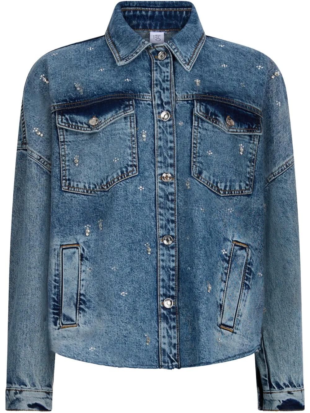 ジャケット LIU JO Women Jackets UA5274DS069 78837 Blue Liu Jo Denim Jacket - Blue - Women | UA5274DS06978837