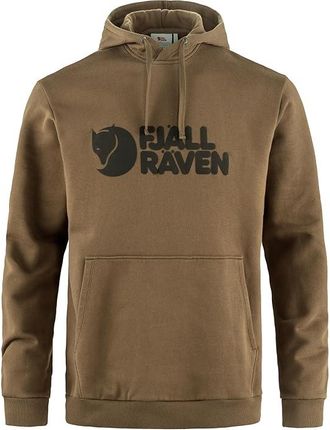 Fjällräven Fjallraven Logo Hoodie Mens Clothing Wood Brown : MD