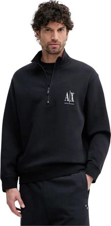 A|X Armani Exchange Heren, Sweatshirts & Hoodies, Blauw, Maat: 2XL Katoen