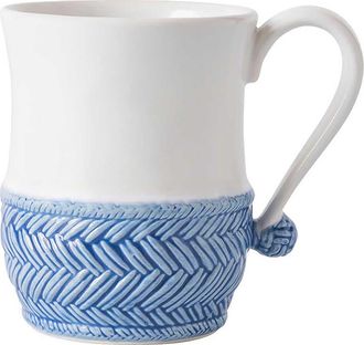 Juliska Le Panier Mug in Whitewash/Delft Blue at Nordstrom