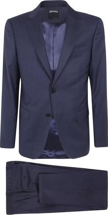 Ermenegildo Zegna Traje de dos piezas con solapa de muesca - Suits - Hombre - Azul - XL