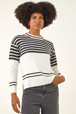 Roman Soft Stripe Knit Jumper