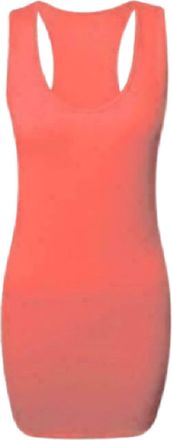 Generic Women Activewear Vest Workout Running Shirts Dry fit Yoga Racerback Tank Tops (as8, Numeric, Numeric_18, Regular, Regular, Coral)