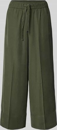 Tom Tailor Loose Fit Culotte aus Viskose-Mix in Dunkelgruen, Gr&ouml;&szlig;e 34/28