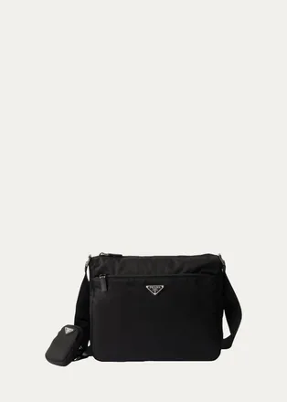 Prada Vela Re-Nylon Messenger Bag