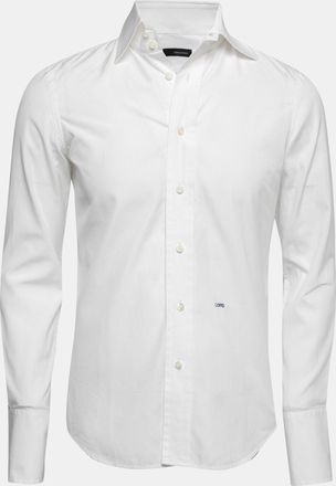 Dsquared2 White Cotton Button Front Shirt