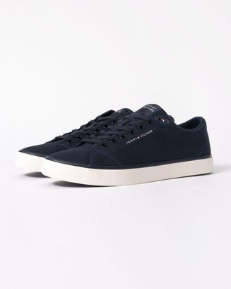 Tommy Hilfiger Sneakers Hi Vulc Low Canvas Blauw