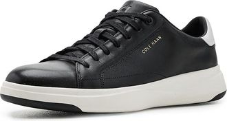 Cole Haan GrandPro Tennis II Womens Shoes Black/White Leather : 10.5 B - Medium