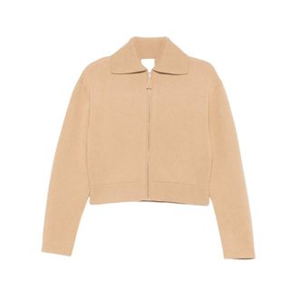 Allude Truien & Vesten, Dames, Beige, M, Outerwear Allude