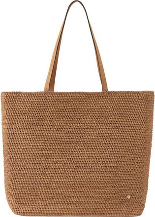 Helen Kaminski Matale Raffia Tote in Nougat/Caramel at Nordstrom