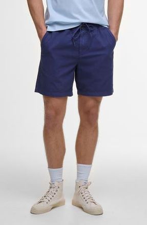 Barbour Relaxed Fit Cotton Oxford Cloth Drawstring Chino Shorts in Oceana at Nordstrom Rack, Size Xx-Large
