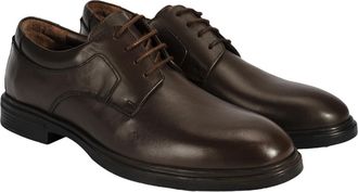 Desa Man Casual Shoes - Leather Upper, Slip-On, Flat Heel, Round Toe, Breathable | Brown - 41