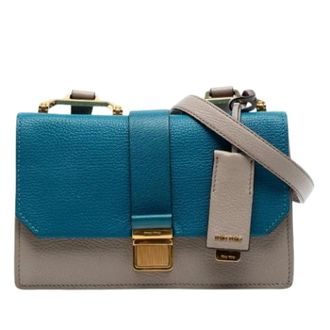 Miu Miu Pre-owned Cross Body Bags, female, Blue, Size: ONE SIZE Pre-owned Crossbody Bag